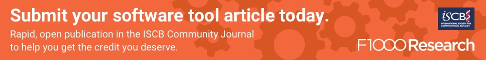 Call for Papers: Publish your software tools in the ISCB Community Journal Call for Papers: Publish your software tools in the ISCB Community Journal