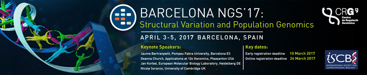 NGS 2017, BARCELONA, SPAIN APRIL 3 – 5, 2017
