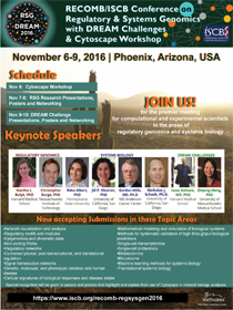Welcome to the Ninth Annual RECOMB/ISCB Conference on Regulatory and Systems Genomics, with DREAM Challenges